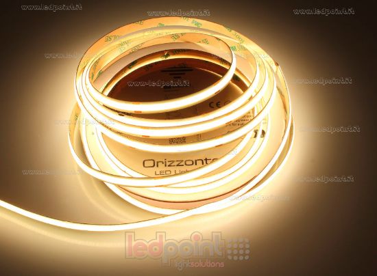 Imagen de Tira de led COB 5m blanco cálido 3000K CRI Ra>93 480leds/m 48V 9W/m