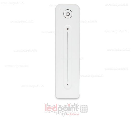 Imagen de Mando a distancia monocromático táctil, mono zona, blanco con imán, RF2.4G