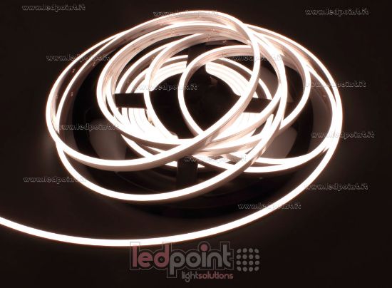 Imagen de Led Neon Flex 4x8mm blanco cálido 3000K 2835 24V 11W 180led/m IP65 5m