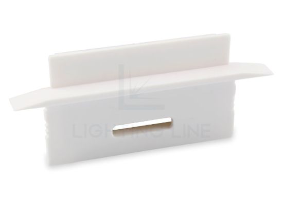 Imagen de Tapa blanca alta para perfil de aluminio para empotrar RE04-07