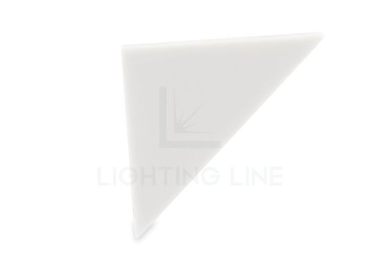 Imagen de Tapa blanca izquierda para perfil de aluminio para pared WL02-03