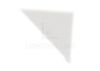 Imagen de Tapa blanca derecha para perfil de aluminio para pared WL02-03
