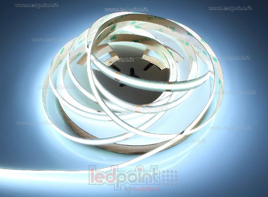 Imagen de Tira de led COB 5m blanco frío 6000K CRI Ra>90 528led/m 24V 15,5W/m