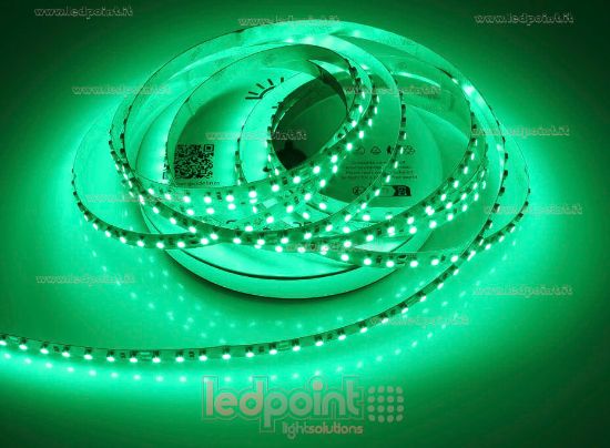 Imagen de Tira de led 5m verde 3528 Honglitronic 120led/m 24V 9,6W/m