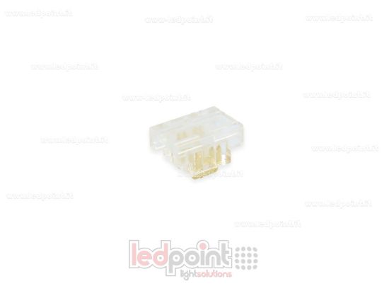 Imagen de Conector transparente para unión de tira y COB con PCB de 5mm con 2 pines