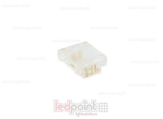 Imagen de Conector transparente para unión de tira y COB con PCB de 10mm con 2 pines