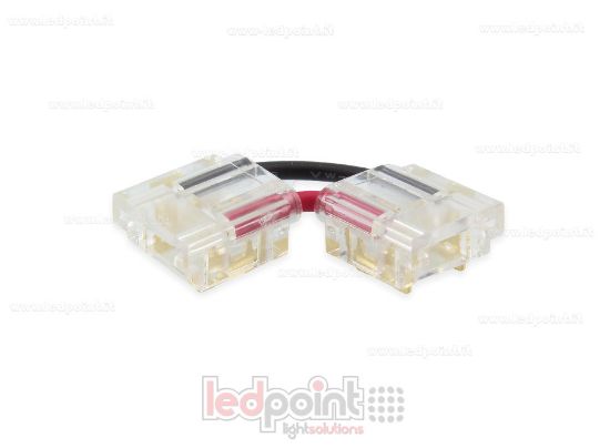 Imagen de Conector en L para unión de tira y COB con PCB de 8mm con 2 pines