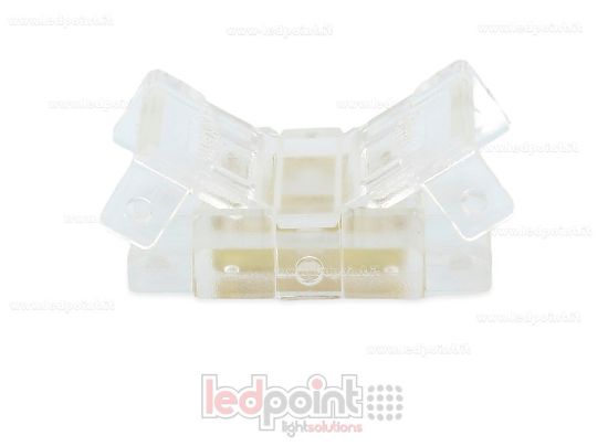 Imagen de Conector transparente de 2 pines para la unión de tiras LED con PCB de 8mm