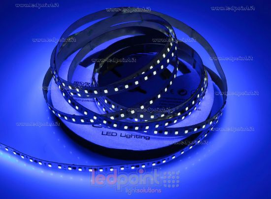 Imagen de Tira de led 5m UV 365-370nm 2835 60 120leds/m 24V 14,4W/m control de corriente