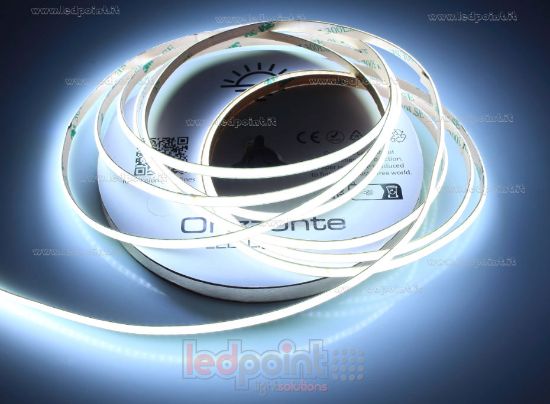 Imagen de Tira de led COB 5m blanco frío 6000K CRI Ra>90 320leds/m 24V 6W/m PCB 5mm