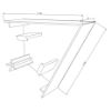 Imagen de Tapa para unión de forma triangular de perfil de aluminio de 26x36mm