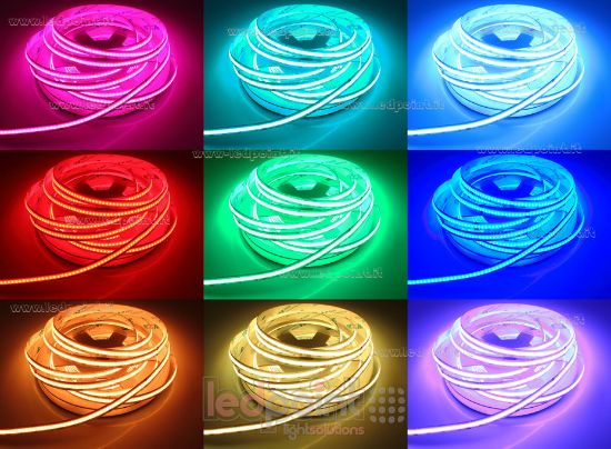 Imagen de Tira de led COB 10m RGB 840led/m 24V 15W/m