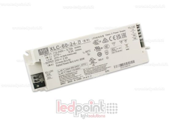 Imagen de Fuente de alimentación Mean Well de 60 W, 24 V, 3en1 con regulación de intensidad