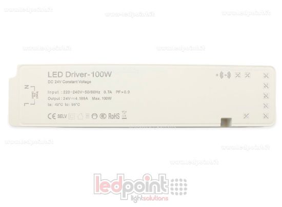 Imagen de Fuente de alimentación 100W 24V Slim con bornera para sensores