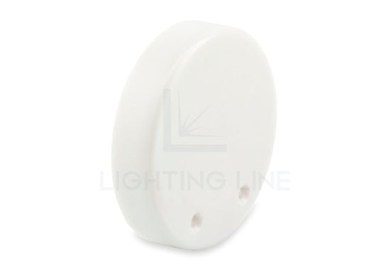 Imagen de Tapa blanca de plástico para perfil redondo NE01-14 y NE02-15