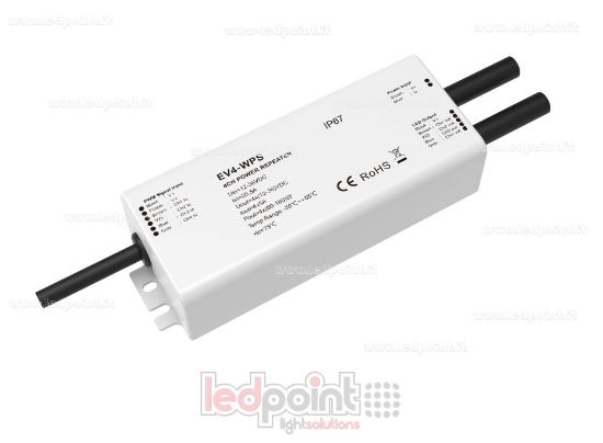 Imagen de Amplificador RGBW IP67 12-36V 20A (4 canales de 5A)