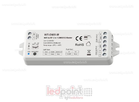 Imagen de Máster Wi-Fi y RF 2,4 GHz 3 en 1 DMX512 12-36 V