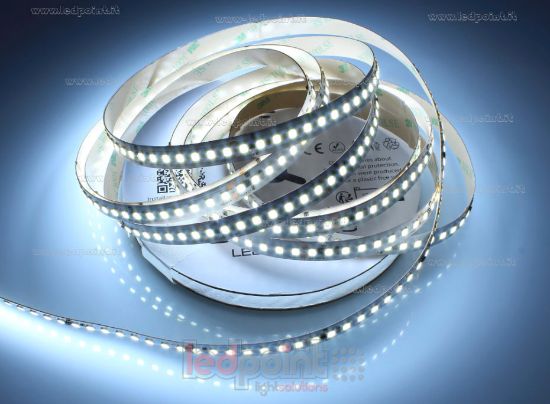 Imagen de Ruban led blanc froid 5m 6000K 3step 160leds/m 2835 Honglitronic  24V 24W/m avec stabilisateur de courant
