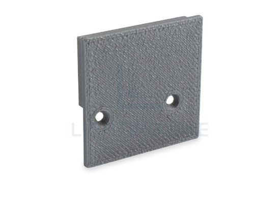 Imagen de Tapa gris derecha para perfil de aluminio para pared WL05-05