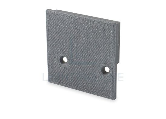 Imagen de Tapa gris izquierda para perfil de aluminio para pared WL05-05