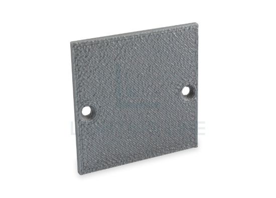 Imagen de Tapa gris de plástico para perfil SL18-25