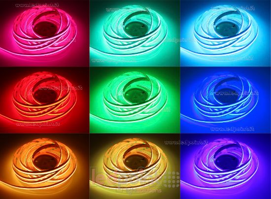 Imagen de Tira de led COB 5m RGB 1080led/m 24V 14W/m PCB 12mm