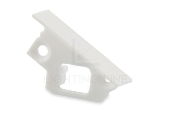 Imagen de Tapa blanca izquierda para perfil de aluminio empotrado RE13-23