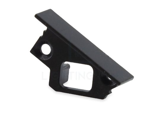 Imagen de Tapa negra izquierda para perfil de aluminio empotrado RE13-23