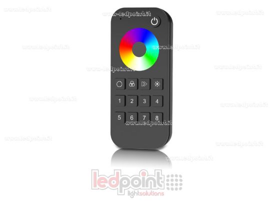 Imagen de Mando a distancia RGB/RGBW SPI, negro, monozona, RF2.4G
