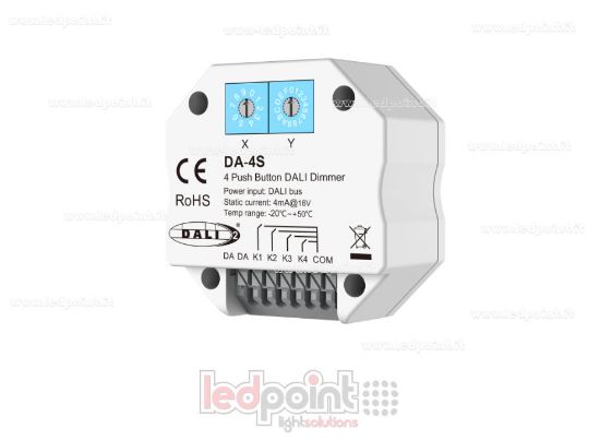 Imagen de Controlador DALI de 4 Pulsadores