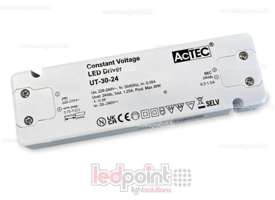 Imagen de Fuente de alimentación ultra thin 30W 24V AcTEC