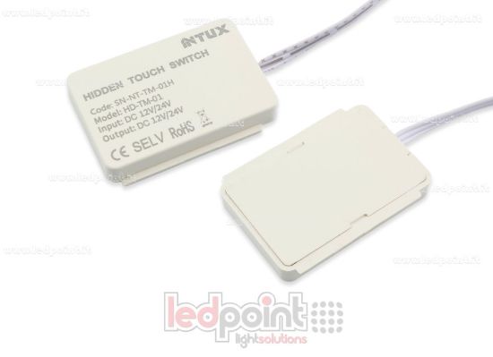 Imagen de Sensor táctil oculto tras madera (hasta 5 cm de grosor), 12-24 V, 1 canal, 3 A, Master Control