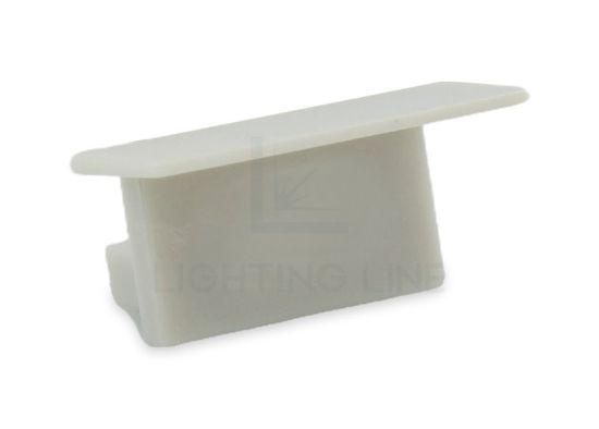 Imagen de Tapa gris para perfil en aluminio empotrado RE15-16