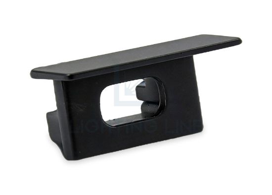 Imagen de Tapa negra para perfil en aluminio empotrado RE15-16