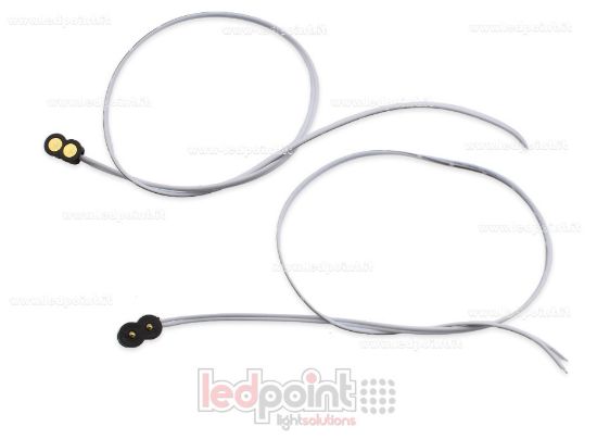 Imagen de Par de conectores móviles o carril electrificado, cada uno de 50 cm