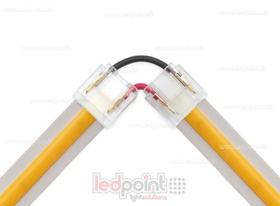Imagen de Conector en L para unión de tira y COB con PCB de 10mm con 2 pines