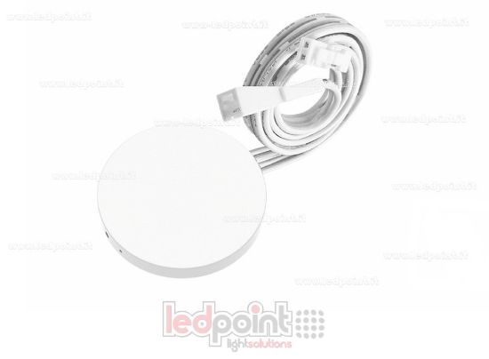 Imagen de Sensor de movimiento, 5–24VDC 3A, con regulador integrado, detección de movimiento 0,5–5m, ángulo 120°