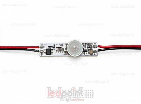 Imagen de Sensor de movimiento PIR on/off para instalación en perfil,12-24V, 1ch 3A