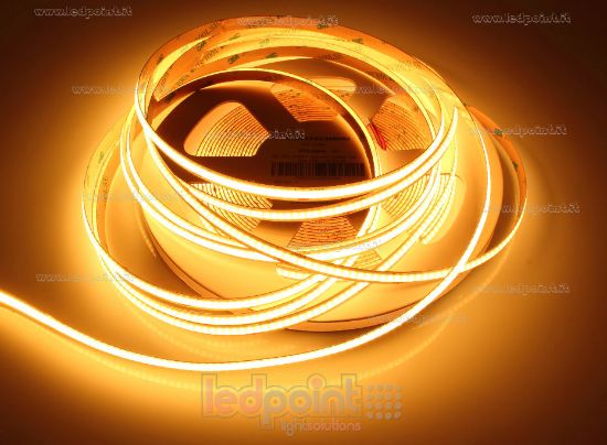 Imagen de Tira de led COB 10m blanco cálido 2200K CRI Ra>93 320led/m 24V 9,6W/m