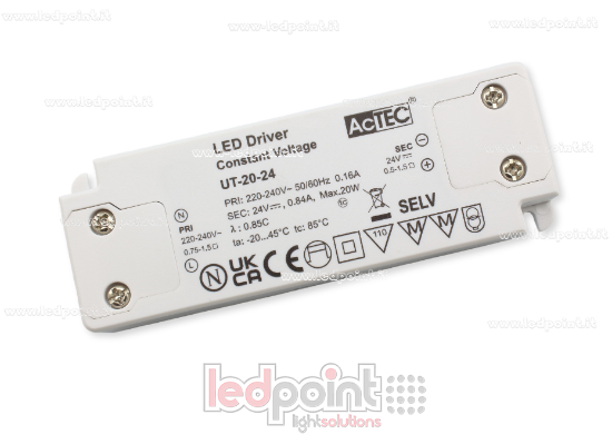 Imagen de Fuente de alimentación ultra thin 20W 24V AcTEC