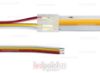 Imagen de Conector transparente con cable de 10 cm, para COB de 10 mm en placa de circuito impreso, 3 pines, versión reducida