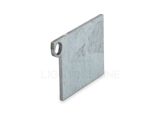 Imagen de Tapón de chapa galvanizada para perfil de aluminio para placas de yeso DW14-03