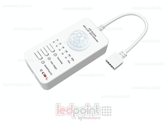 Imagen de Controlador WiFi y RF + Sensor PIR 5–24 VCC 3 canales × 1,5 A