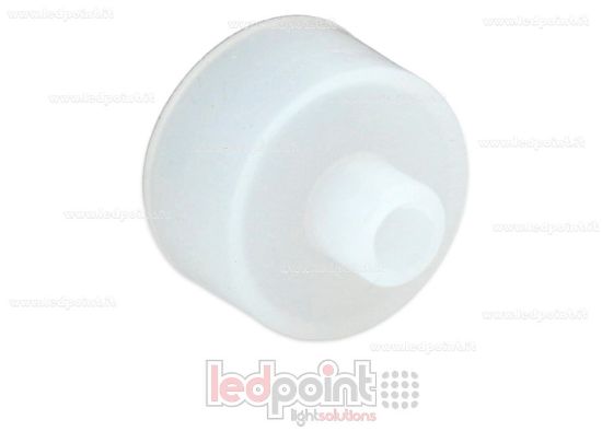Imagen de Tapa final con salida frontal del cable de alimentación para Led Neon Flex Ø18mm