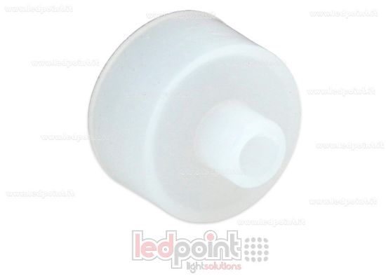 Imagen de Tapa final con salida frontal del cable de alimentación para Led Neon Flex Ø20mm