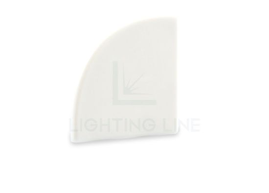 Imagen de Tapa redonda blanca para perfil angular AN04-09 y AN05-09