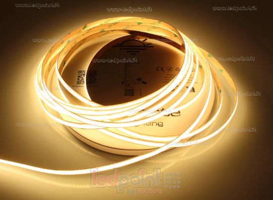 Imagen de Tira de led WCOB 10m blanco cálido 2700K CRI Ra>93 320led/m 24V 11,5W/m