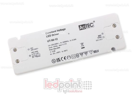 Imagen de Fuente de alimentación ultra thin 50W 12V AcTEC