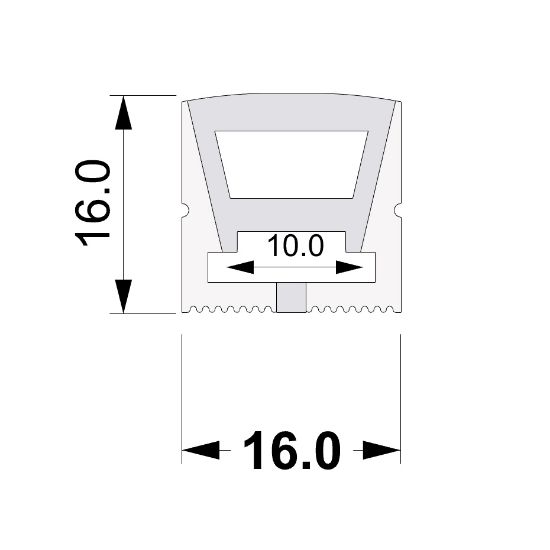 Imagen de Led Neon Flex 16x16mm 1m