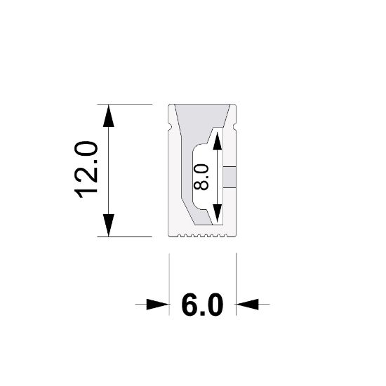 Imagen de Led Neon Flex 6x12mm 1m